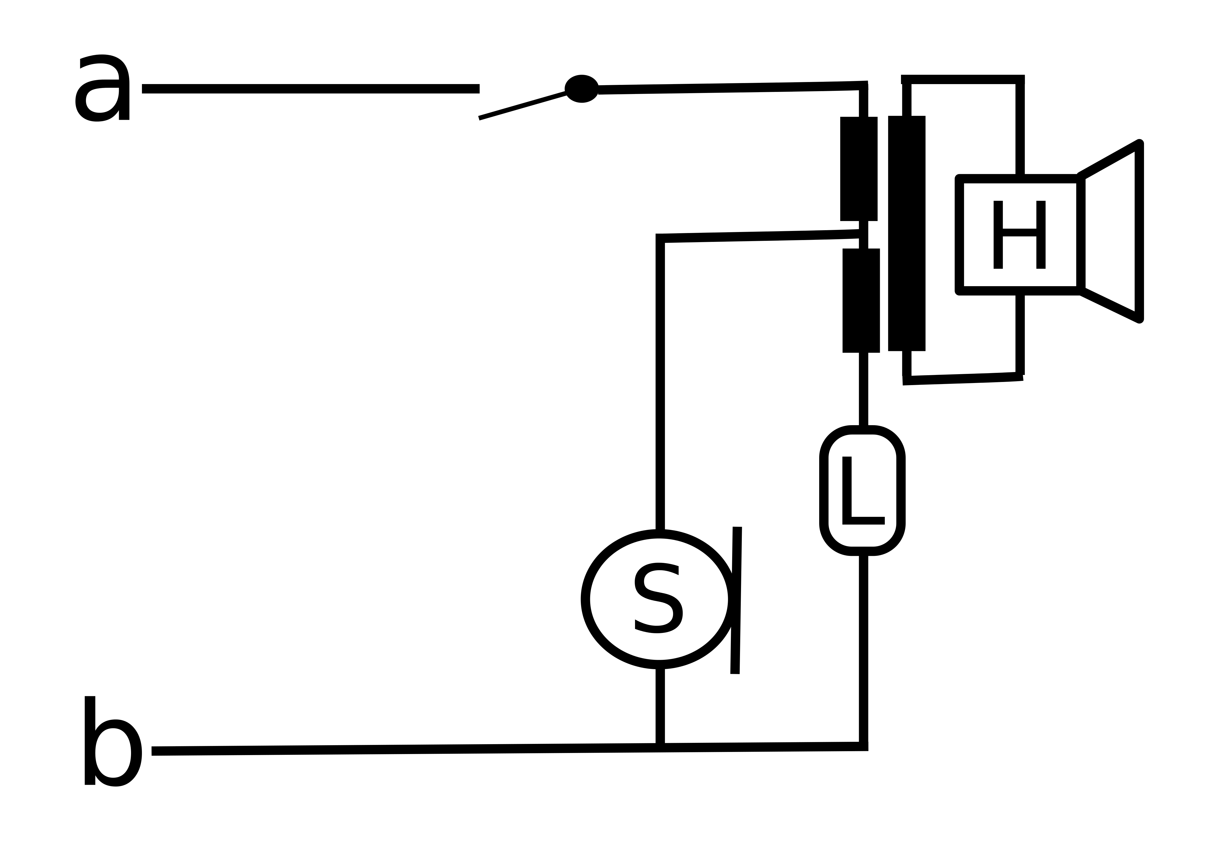 Schaltung mit Rückhördämpfung